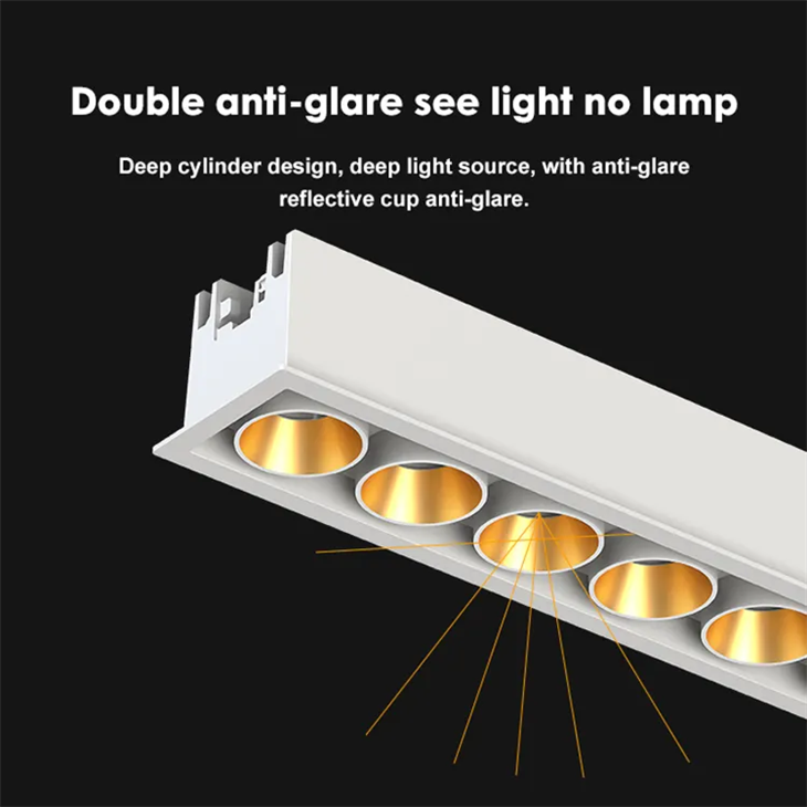 New Design Commercial Linear Recessed Lighting